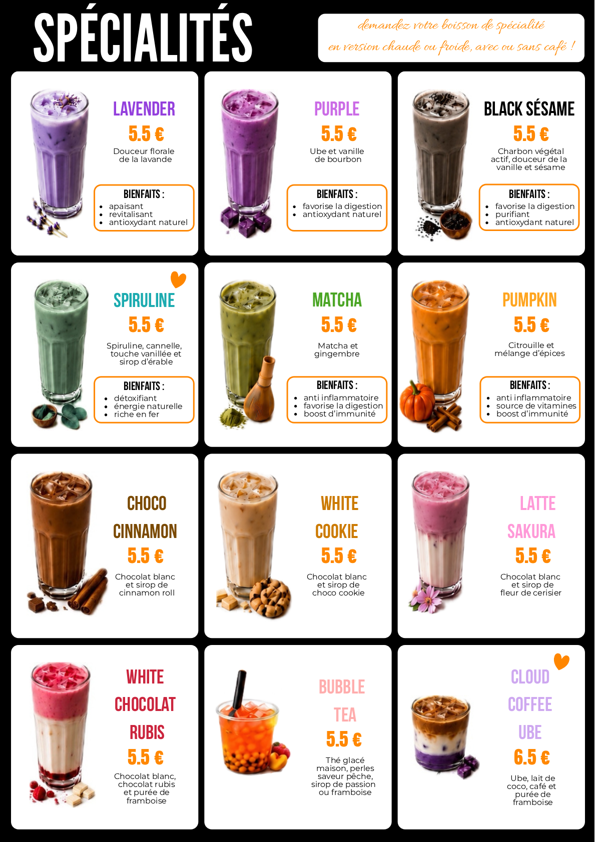Les Formules Goûter & Individuels